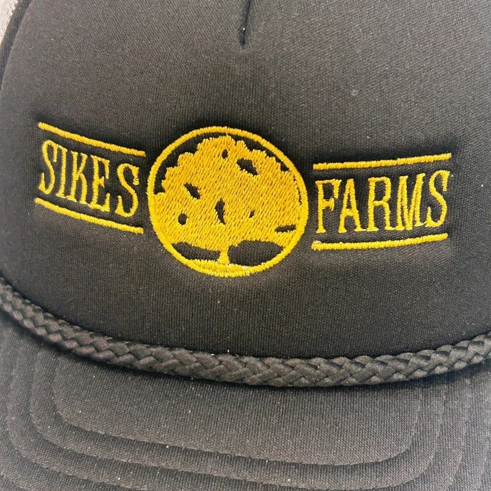 Sikes Farms Mens Black Richardson Trucker Hat Rope Cap 213 OSFM